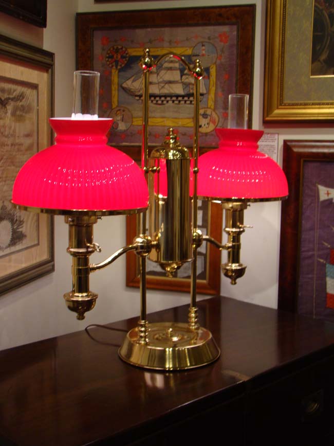 A fine late 19th century Double Student Lamp circa 1880-1900 — image 2